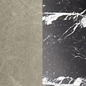 Brushed Platinum Nero Marquinia