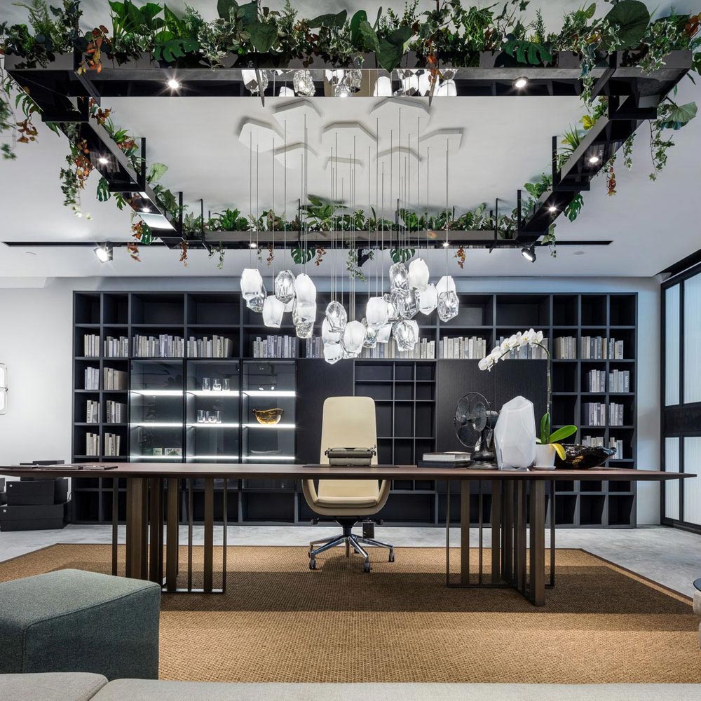 Crystal Rock Pendant Lamp by Lasvit