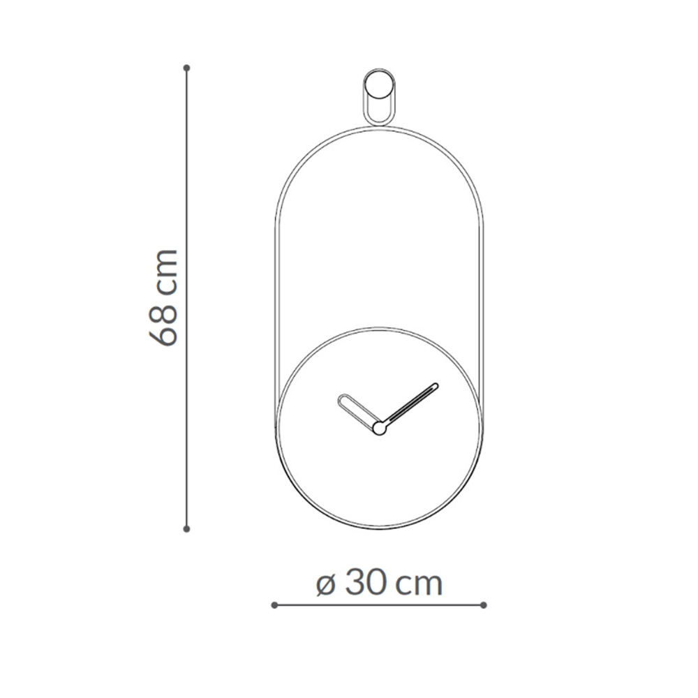 Daro Clock by Nomon Clocks