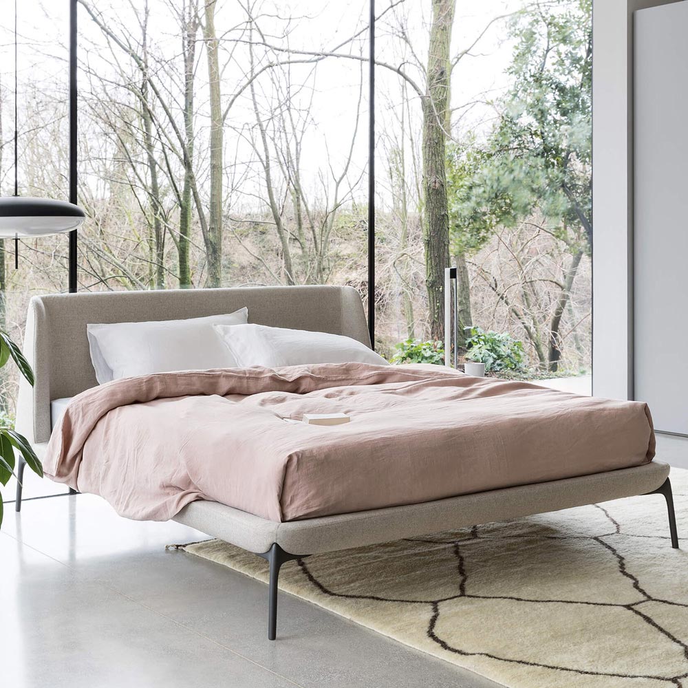 Velvet Double Bed by Novamobili