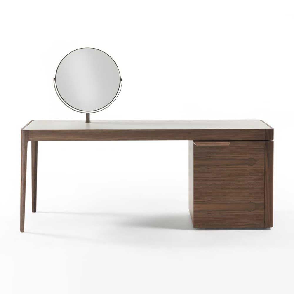 Aphrodite Office Desk by Porada - refined Italian timber desk for a quiet luxury home study