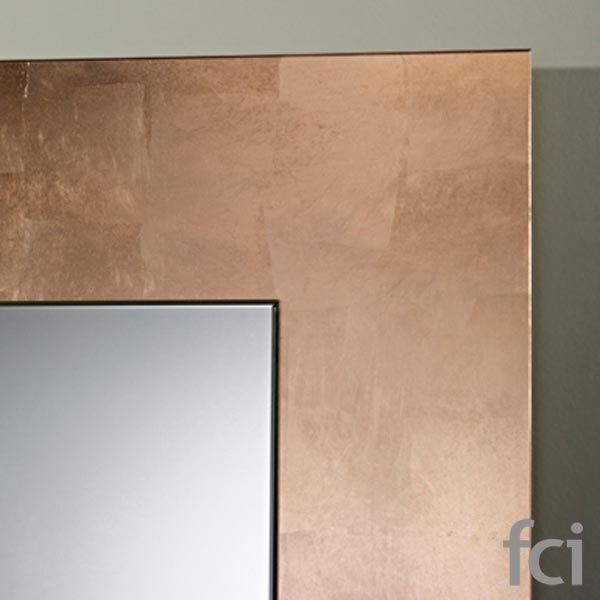 Basic Copper Rectangle Wall Mirror By Reflections - Copper Wall Mirror Rectangle