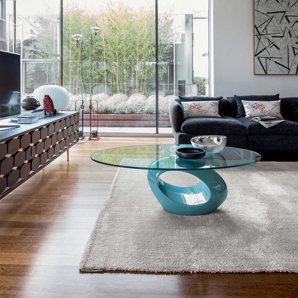 □トニンカーサ□DUBAI/ドバイガラスコーヒーテーブルモダンイタリア